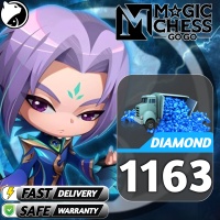 Magic Chess: Go Go ✅ FAST DELIVERY✅ 1007+156 Diamond  - Via : ID & SERVER