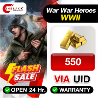 War War Heroes (VVVVH WW II)  - 550 Gold via UID by Inblackm open 24 hr.