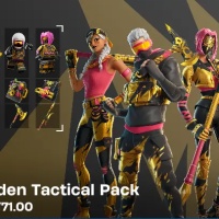 Fortnite Golden Tactical Pack