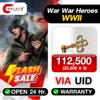 War War Heroes (VVVVH WW II) - 112,500 (22,500 X 5) Keys via UID by Inblackm open 24 hr.
