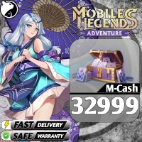 Mobile Legends Adventure ✅ FAST DELIVERY ✅ 32999 M-CASH  VIA : ID & SERVER (GLOBAL)
