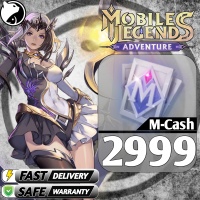 Mobile Legends Adventure ✅ FAST DELIVERY ✅ 2999 M-CASH  VIA : ID & SERVER (GLOBAL)