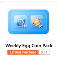 Eggy Party Top Up  Weekly Egg Coin Pack