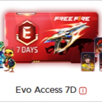 evo access 7d  -----  Free Fire. REGION : {Malaysia, Singapura, Cambodia, Philippines}