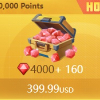 【Instant TOP UP】【User ID TOP UP】Epic Heroes - X Hero 4000 RED Diamond