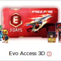 evo access 3d -----  Free Fire. REGION : {Malaysia, Singapura, Cambodia, Philippines}