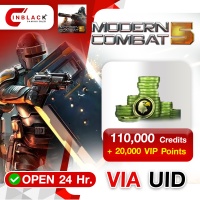 Modern Combat 5: eSports FPS (GL) - 110000 Credits + 20000 VIP Points 69.99$ Top up UID By Inblack Open 24 hr.