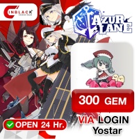 Azur Lane (Global) 300 GEM 4.99$ ( First Time x 2 ) Top Up VIA LOGIN Yostar By Inblack Open 24 hr.