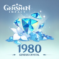 (Instant) Genshin Impact 1980 + 260 Crystals