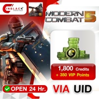 Modern Combat 5: eSports FPS (GL) - 1800 Credits + 350 VIP Points 1.99$ Top up UID By Inblack Open 24 hr.