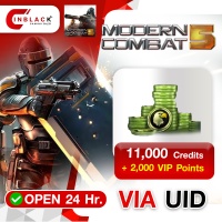Modern Combat 5: eSports FPS (GL) - 11000 Credits + 2000 VIP Points 6.99$ Top up UID By Inblack Open 24 hr.