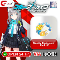 Blue Archives (GL) - Weekly Equipment Pack IV Top Up via Login by Inblackm open 24 hr.