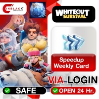 Whiteout Survival (GL) - Speedup Weekly Card 4.99$ Top up Via LOGIN By Inblack Open 24 hr.