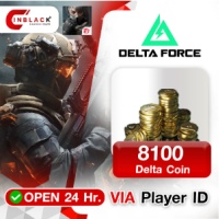 Garena Delta Force (SEA) - 8100 Delta Coin Top up Via Login by Inblackm open 24 hr.