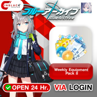 Blue Archives (GL) - Weekly Equipment Pack II Top Up via Login by Inblackm open 24 hr.