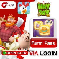 Hay Day - Farm Pass ( 4.99$ ) Top up via LOGIN By Inblack Open 24 hr.