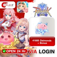 Ragnarok: Back To Glory (SEA) - 41600 Daimonds + Bonus 39.99$ ( For IDR User ) Top up Via Official Login By Inblack Open 24 hr.
