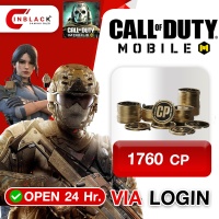Call of Duty: Mobile (GL) - 1760 CP 19.99$ Top up Via LOGIN By Inblack Open 24 hr.