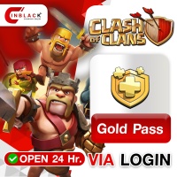 CLASH OF CLANS - Gold Pass ( 6.99$ ) Top up via LOGIN By Inblack Open 24 hr.