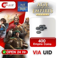 Age of Empires Mobile (GL) - 400 Empire Coins 0.99$ Top up UID By Inblack Open 24 hr.