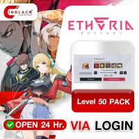 Etheria: Restart - Level 50 PACK ( 99.99$ )  Top up Via LOG IN By Inblack Open 24 hr.
