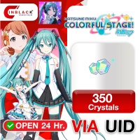 Hatsune Miku: Colorful Stage (GL) - 350 Crystals Top up UID By Inblack Open 24 hr.