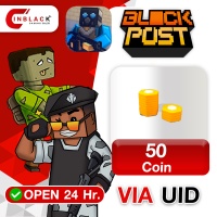 BLOCKPOST Mobile (GL) - 50 Coin 0.99$ Top up UID By Inblack Open 24 hr.