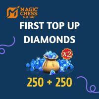 [FIRST TOP UP DOUBLE DIAMONDS 1x ONLY] Top Up Fast Recharge Magic Chess: Go Go -  500 (250+250) Diamonds
