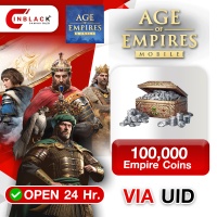 Age of Empires Mobile (GL) - 100000 Empire Coins 99.99$x2 Top up UID By Inblack Open 24 hr.