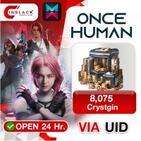 Once Human (GL) - 8075 Crystgin 99.99$ Top up UID By Inblack Open 24 hr.