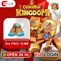 Cookie Run: Kingdom - Any PACK 15.99$ Top up via LOGIN By Inblack Open 24 hr.
