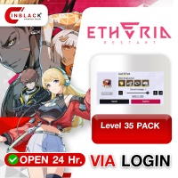 Etheria: Restart - Level 35 PACK ( 15.49$ ) Top up Via LOG IN By Inblack Open 24 hr.