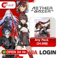 Aether Gazer (GL) - Any Pack (24.99$) Top Up via Login by Inblackm open 24 hr.