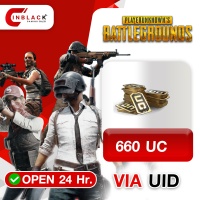 PUBG Mobile (Global) - 660 UC Top up UID By Inblack Open 24 hr.