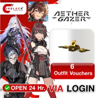 Aether Gazer (GL) - 6 Outfit Vouchers Top Up via Login by Inblackm open 24 hr.