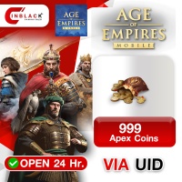 Age of Empires Mobile (GL) - 999 Apex Coins 9.99$ Top up UID By Inblack Open 24 hr.