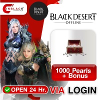 Black Dessert Online (SEA) - 1000 Pearls + Bonus Top up Via official login or Razer Link By Inblack Open 24 hr.