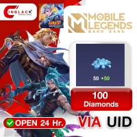 Mobile Legends: Bang Bang (Philippines) - 100 Diamonds ( 50+50 First Recharge ) Top up UID By inblack Open 24 hr.