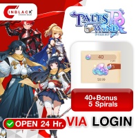 TALES OF WIND: RADIANT REBIRTH - 40+Bonus 5 Spirals VIA LOGIN BY INBLACKM open 24 hr.