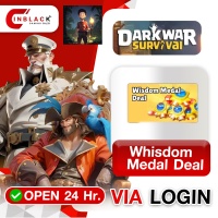 DARK WAR SURVIVAL - Whisdom Medal Deal ( 49.99$ ) pack VIA LOGIN BY INBLACKM open 24 hr.