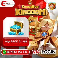 Cookie Run: Kingdom - Any PACK 31.99$ Top up via LOGIN By Inblack Open 24 hr.