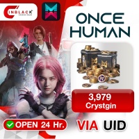 Once Human (GL) - 3979 Crystgin 49.99$ Top up UID By Inblack Open 24 hr.
