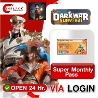 DARK WAR SURVIVAL - Super Monthly Pass ( 9.99$ ) pack VIA LOGIN BY INBLACKM open 24 hr.