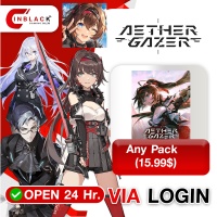 Aether Gazer (GL) - Any Pack (15.99$) Top Up via Login by Inblackm open 24 hr.