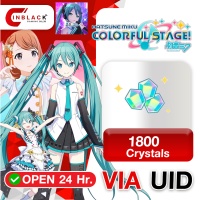 Hatsune Miku: Colorful Stage (GL) - 1800 Crystals Top up UID By Inblack Open 24 hr.