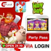 Hay Day - Farm Pass + Party Pass + Festival Pass ( 11.99$ )  Top up via LOGIN By Inblack Open 24 hr.