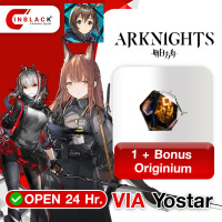 Arknights - 1 + Bonus Originium 0.99 $ Top Up VIA Yostar By Inblack Open 24 hr.