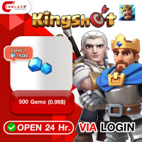 Kingshot (GL) - 500 Gems (0.99$) Top Up via Login by Inblackm open 24 hr.