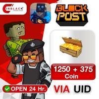 BLOCKPOST Mobile (GL) - 1250 + 375 Coin 19.99$ Top up UID By Inblack Open 24 hr.