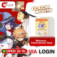 GO GO MUFFIN (GL)- Melomon Improvement Pack 9.99$ Top up Via LOGIN BY Inblack  open 24 hr.